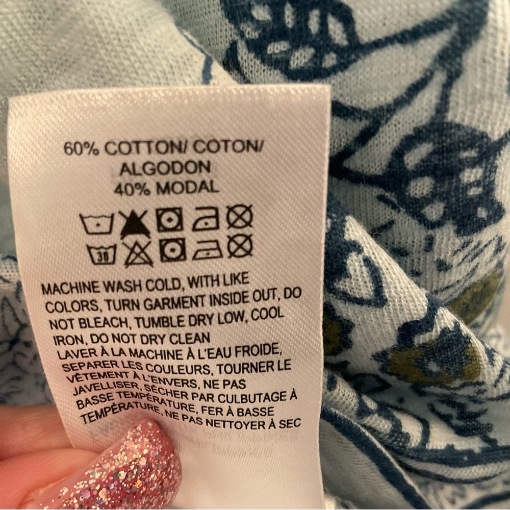 Lucky Brand Floral Print Tank Top - NWT - Size Large - Picture 8 of 9